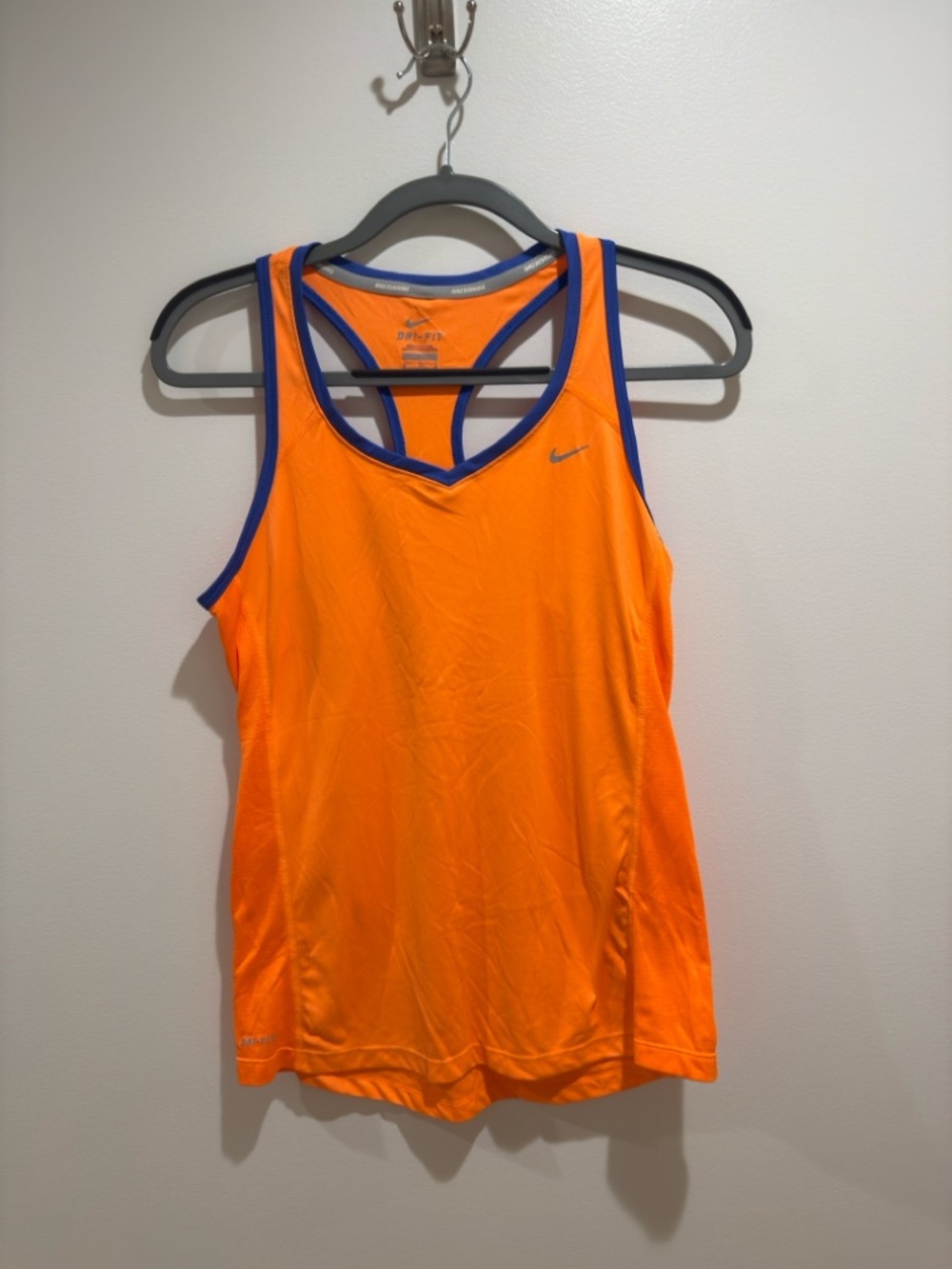 Nike Women's Orange Tank with purple Trim